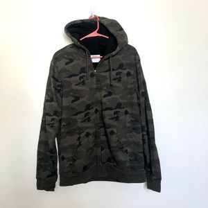 Old Navy | Men’s Sherpa-Lined Camo Zip-Up Hoodie (NWOT)